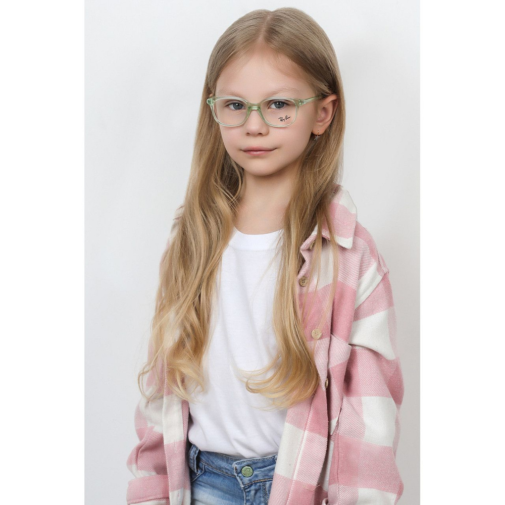 Оправа для очков Ray-Ban RY 1900 3837 D45Мальчики;Девочки, зеленая ...