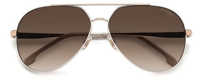 Женские солнцезащитные очки Carrera CARRERA 3005/S R1A HA, цвет: золотой, цвет линзы: коричневый, авиаторы, #1