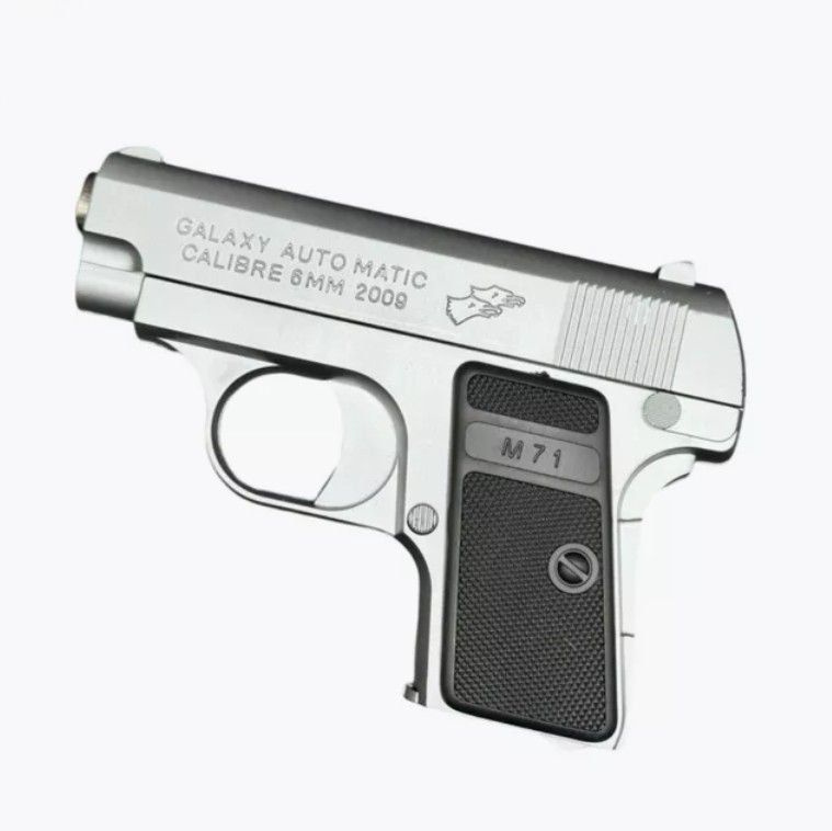 Игрушечный пистолет с пульками Colt mini детский кольт серый  #1