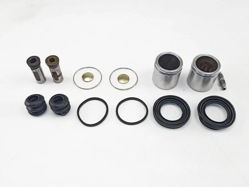 Ремкомплект суппорта УАЗ дискового тормоза (15 позиций: колпачки,клапан ...