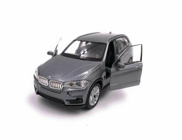 Модель машины 1:34/39 BMW X5 43691 Welly серый металлик #1