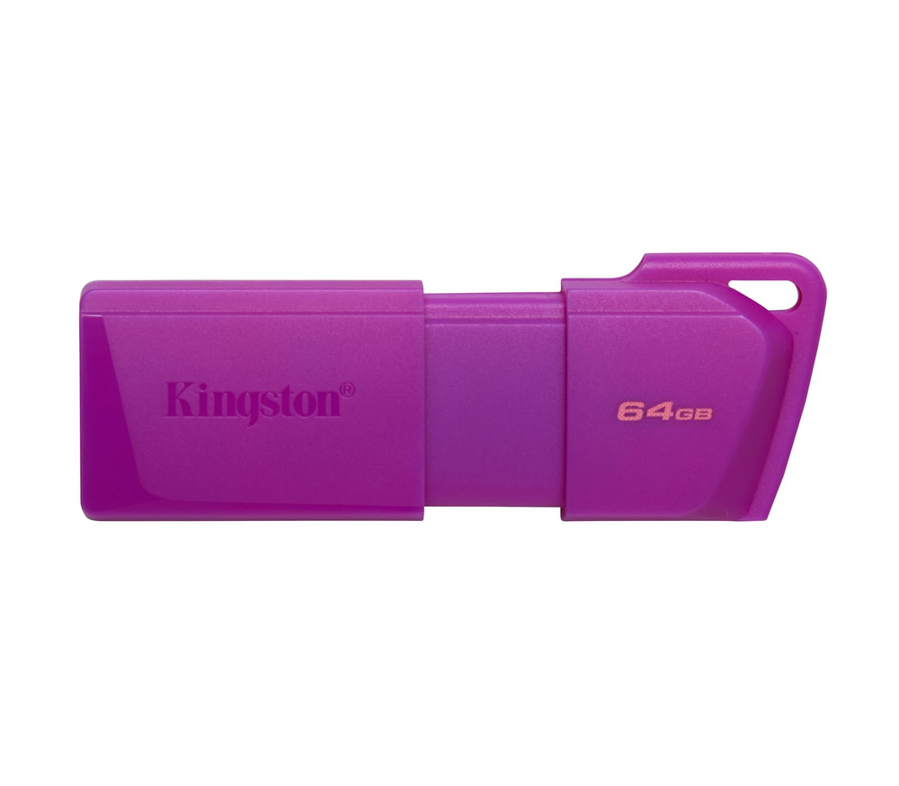 Накопитель Kingston USB3.2 Flash 64GB DataTraveler Exodia M - Neon, фиолетовый #1