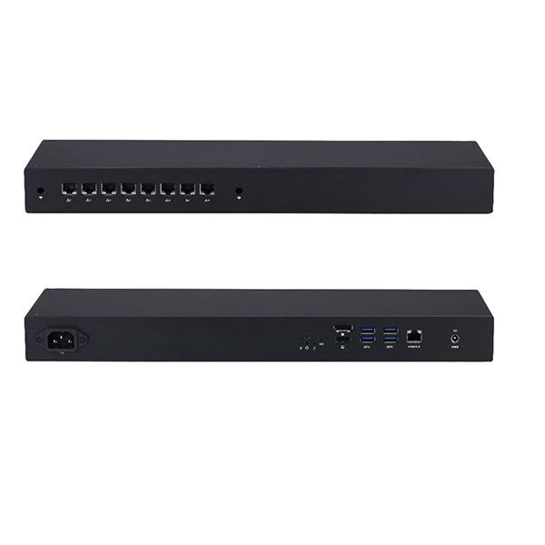 Qotom Мини-ПК Промышленный миникомпьютер Q1035GE-1U Rack mount (Intel Core i3-10110U, RAM 8 ГБ, SSD 128 #1