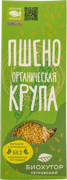 Крупа пшено Био хутор Петровский Щепетьева ИП к/у, 300 г #1