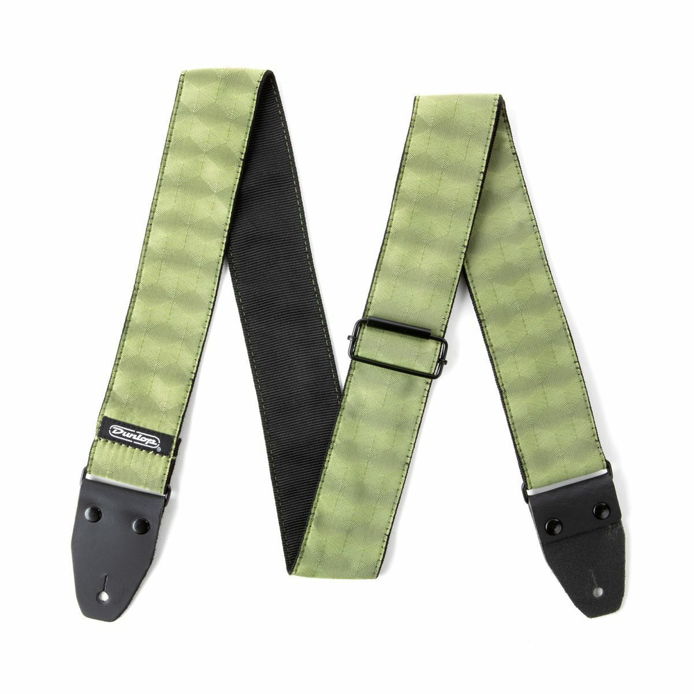 Ремень гитарный Dunlop D6710 Jacquard Hexagon Echo Olive #1