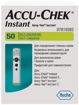 Accu-Chek Instant, тест-полоски, 50 шт. #1