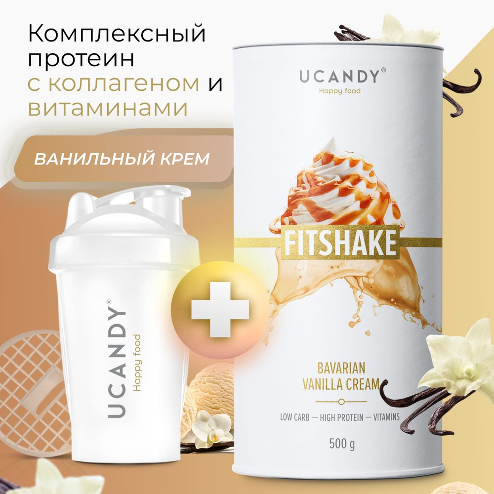 Набор Комплексный протеин Fitshake + шейкер #1