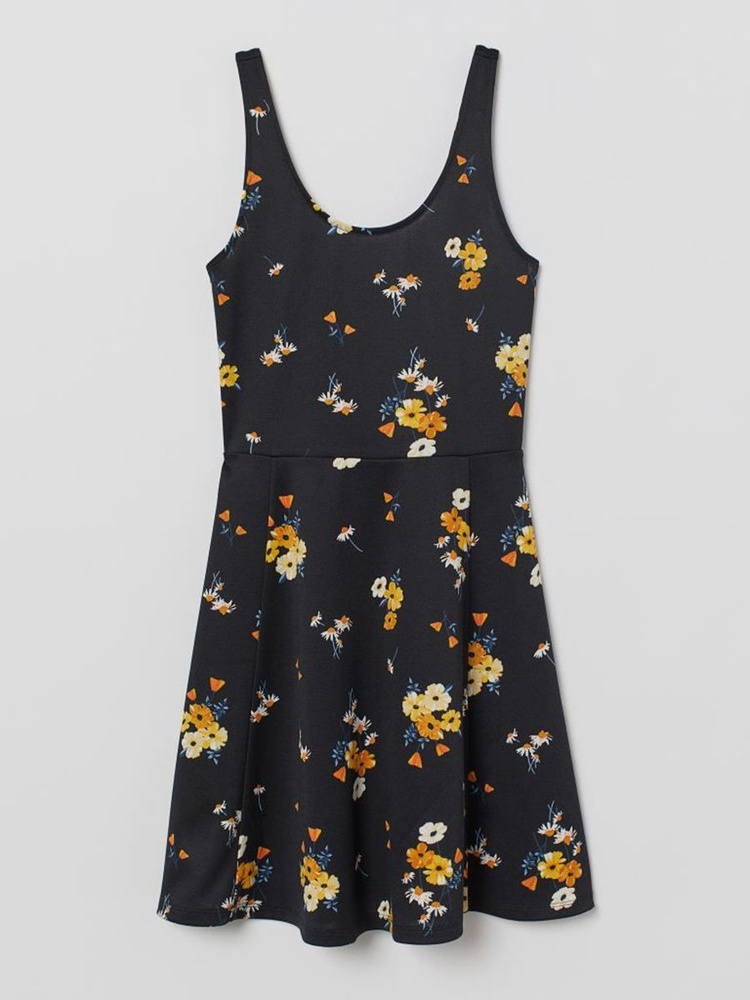 Платье H&M, цвет: черный. 0681180013. Размер 34 (40), Женский, На любой ...