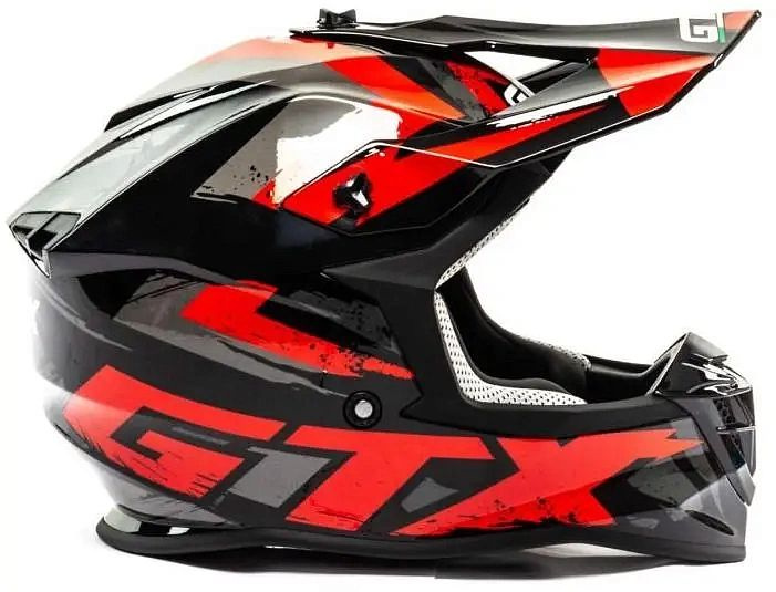 Кроссовый шлем GTX 633 #10 Black/Red/Grey 2024, размер L #1