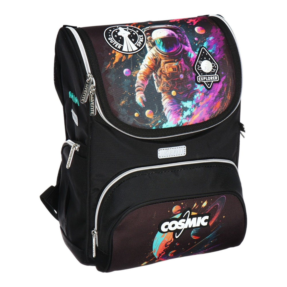 Ранец "deVENTE. Mini. Cosmic" школьный жесткий 35x26x20 см (14 л) вес 800 г  #1