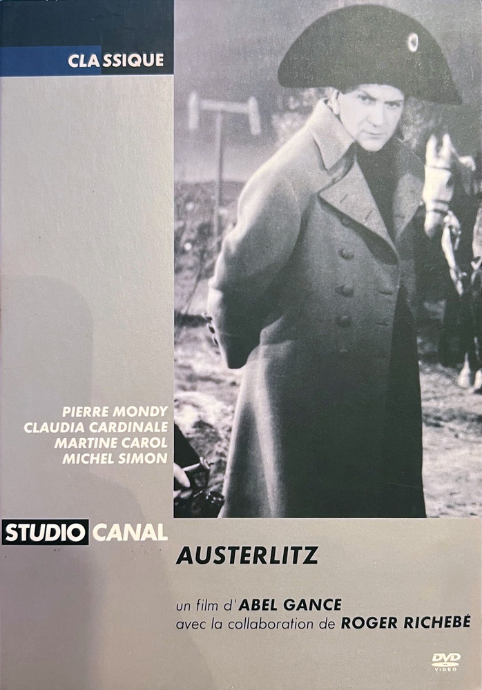 Austerlitz, Аустерлиц, 1960, реж. Абель Ганс (Жан Маре, Клаудия Кардинале), DVD диджипак, французское #1