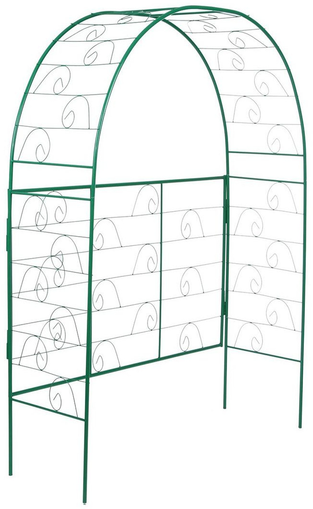 Арка садовая разборная "Беседка" металлическая, для вьющихся растений ...