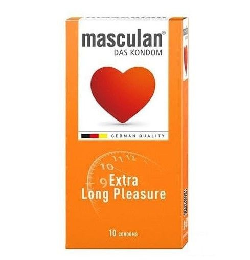 Презервативы MASCULAN Extra Long Pleasure продлевающие , 10 штук ...