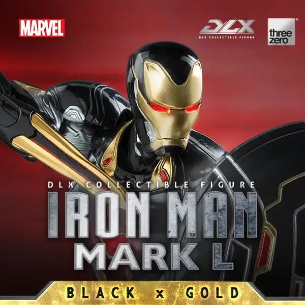 фигурки Threezero Marvel Studios: The Infinity Saga DLX Iron Man Mark 50 Black*Gold (17,5 см)  #1