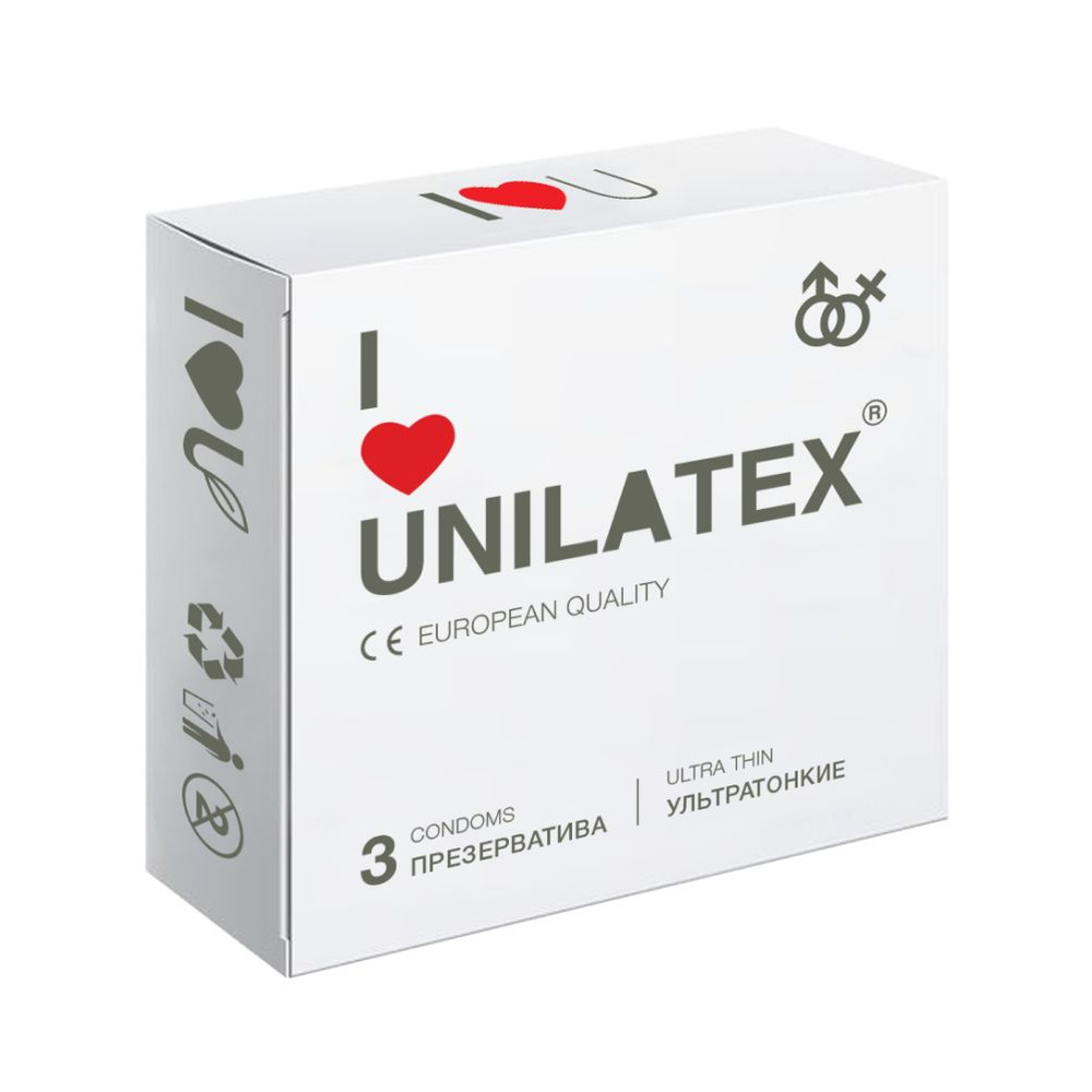 Презервативы UNILATEX UltraThin, 3 шт. #1