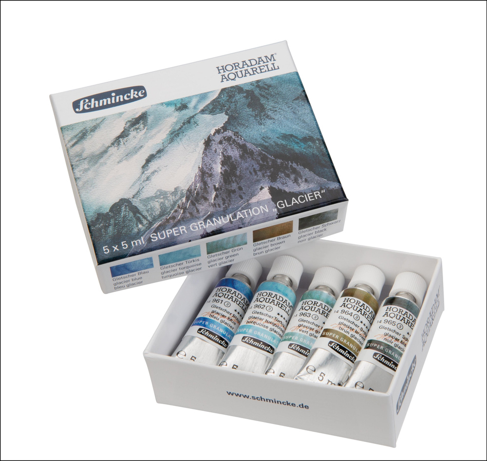 Акварель SCHMINCKE Horadam Glacier набор 5 туб 5 мл - купить с ...