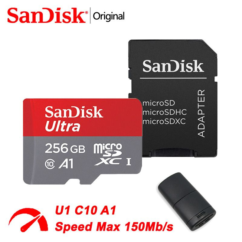 SanDisk Карта памяти Ultra 256 ГБ (SDSQUAC-256G) #1