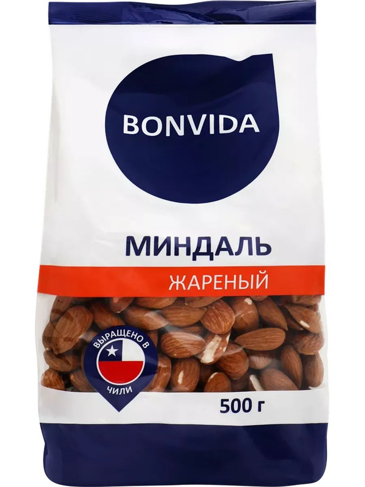 Миндаль BONVIDА жареный, 500г #1