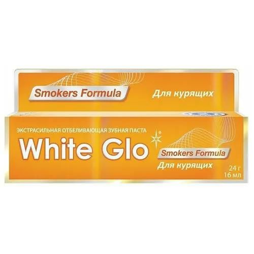 Зубная паста White Glo Отбеливающая, для курящих, 24 г #1