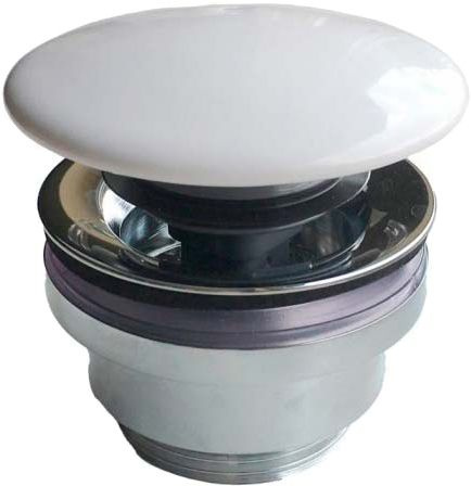 Донный клапан для раковины Kerama Marazzi DRR.1/WHT с керамической ...