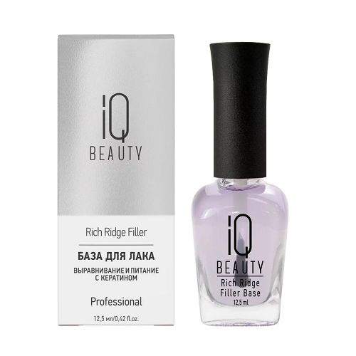 База для лака для выравнивания и питания IQ BEAUTY RICH RIDGE FILLER BASE, 12,5 мл  #1