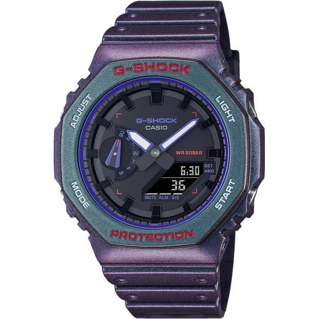 Наручные часы Casio G-Shock GA-2100AH-6A, фиолетовый #1