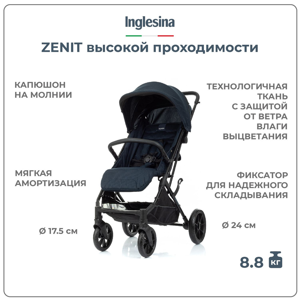 Прогулочная коляска Inglesina Zenit Navy #1