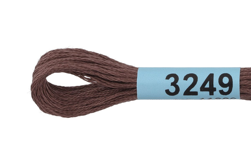 Мулине GAMMA нитки для вышивания 2 шт. по 8 м., 3249 светло-коричневый #1