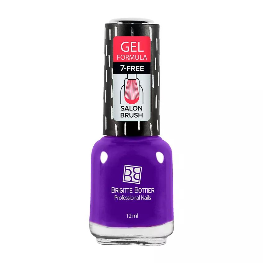 BRIGITTE BOTTIER Лак для ногтей GEL FORMULA тон 01 прозрачный 071 #1