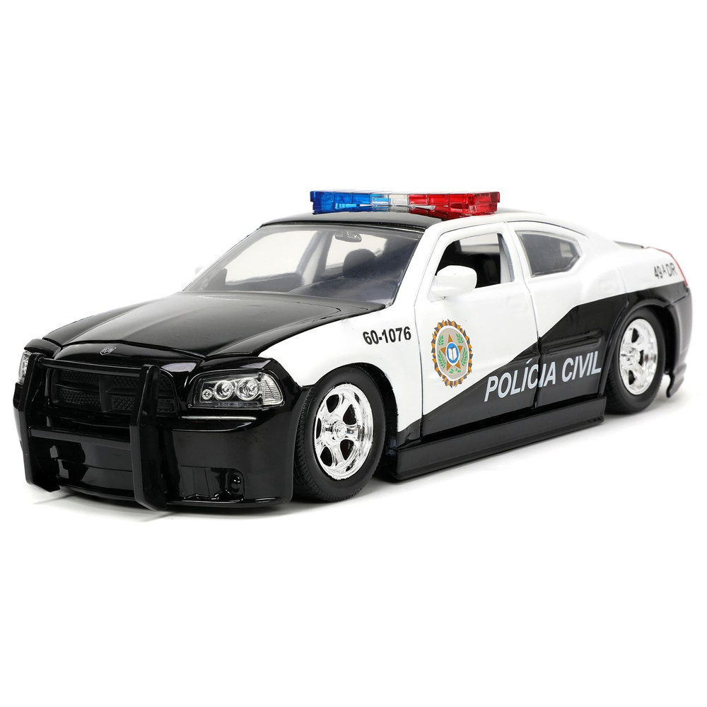 Модель Машинки Форсаж 1:24 2006 Dodge Charger, Fast 5, Police Car 0801310336656 #1