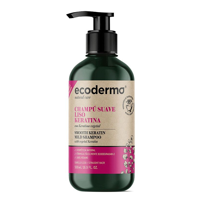 ECODERMA Шампунь для волос, 500 мл #1