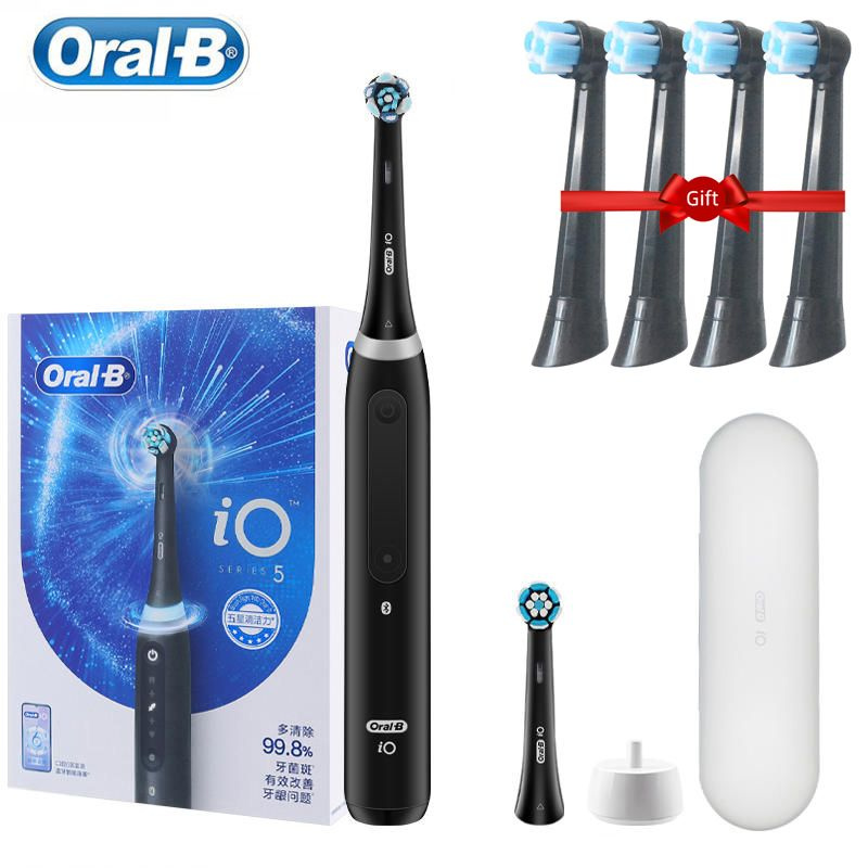 Oral-B Набор электрических зубных щеток iO Series 5, серый #1