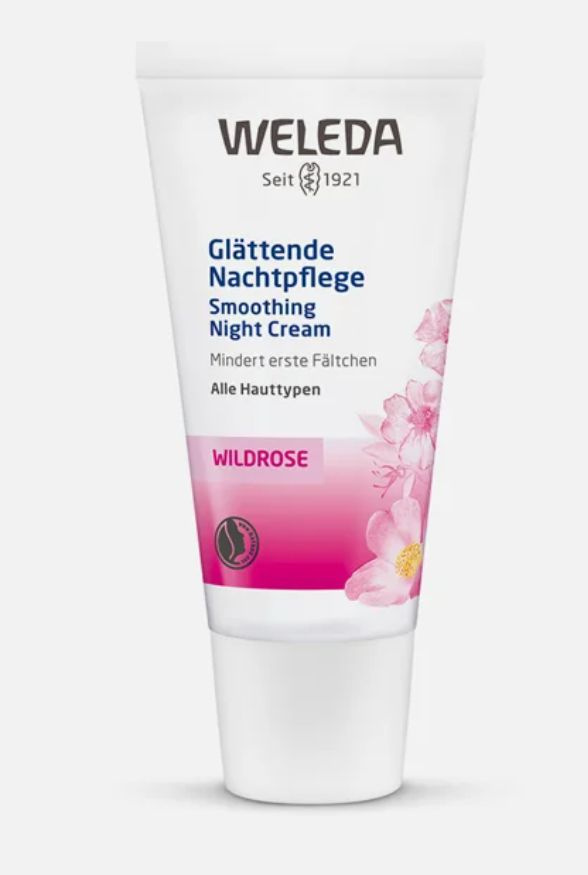 РАЗГЛАЖИВАЮЩИЙ КРЕМ-УХОД для лица WELEDA wild rose smoothing 30 мл, Швейцария  #1