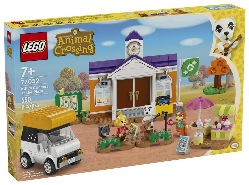 LEGO Animal Crossing 77052 концерт K. K. на площади #1