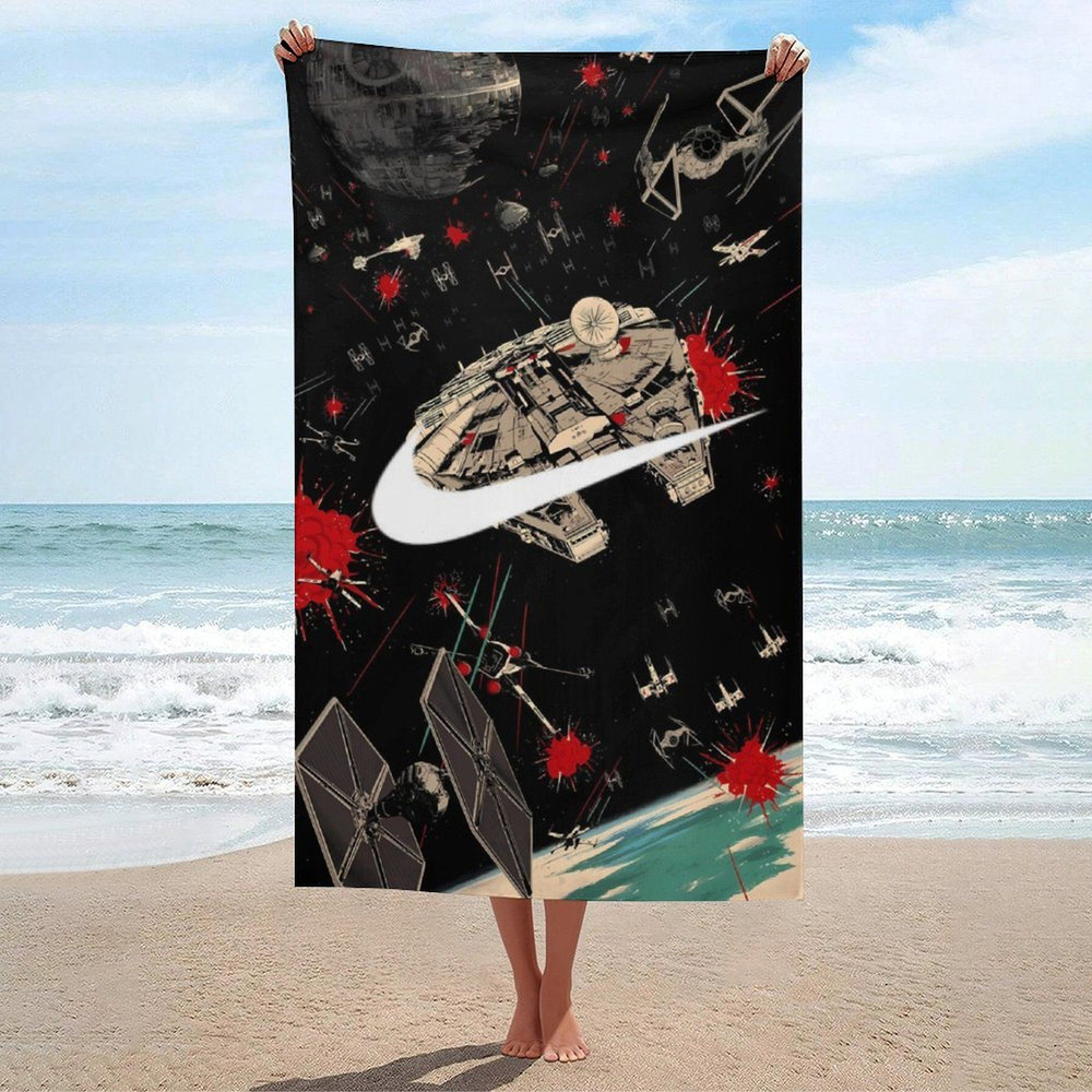 Nike Полотенце для ванной, Полиэфирный шелк, 80x130 см, разноцветный, 1 шт.  #1