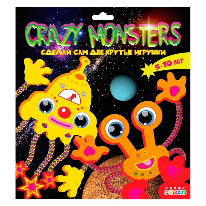 Набор для плетения Дрофа-Медиа CRAZY MONSTERS 3386 #1