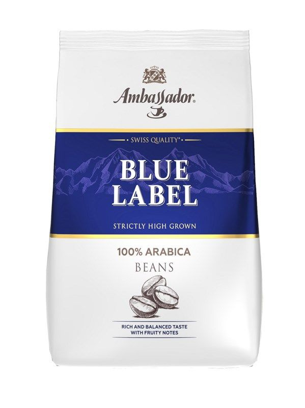 Кофе Ambassador Blue Label в зернах, 1кг #1