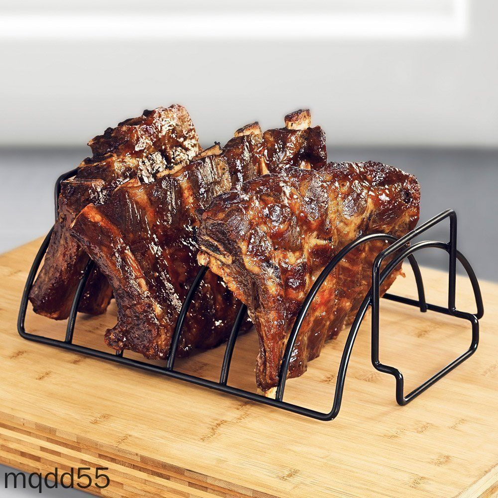 Подставка решетка для запекания ребрышек 800 Degrees Rib & Roast Rack  #1