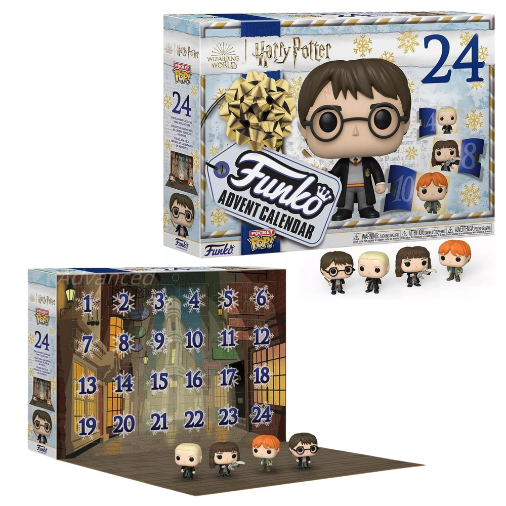 адвент календарьадвент календарь гарри поттер 61984, 24 фигурки;Funko