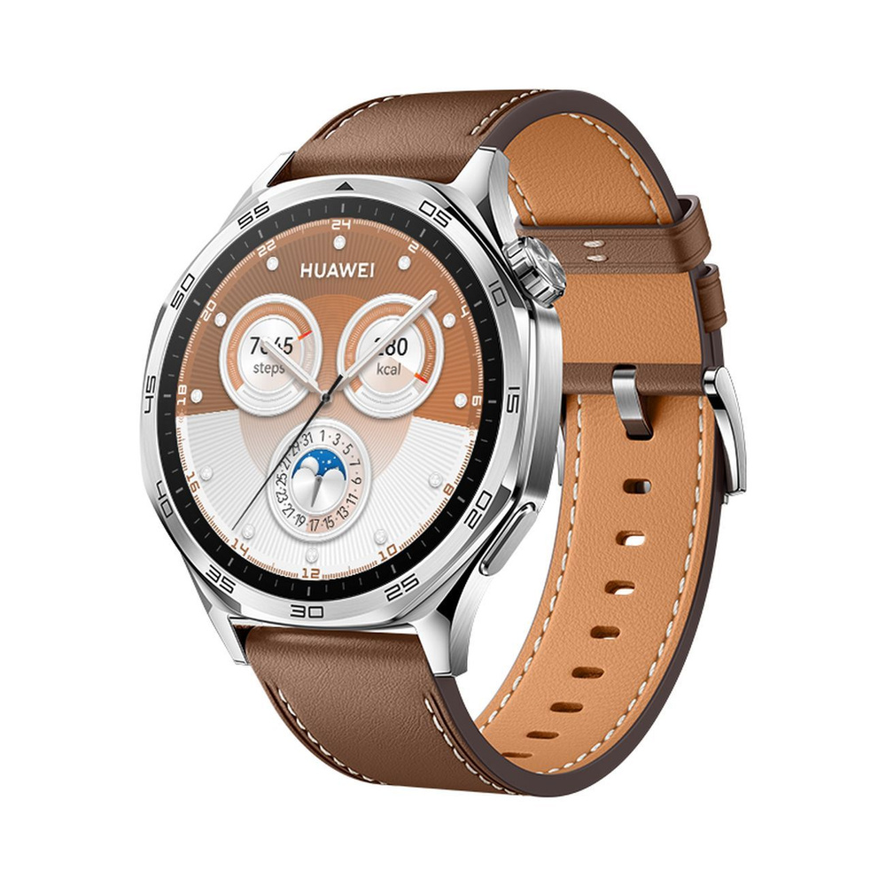 HUAWEI Умные часы Watch GT 5 46mm Brown, Коричневый #1