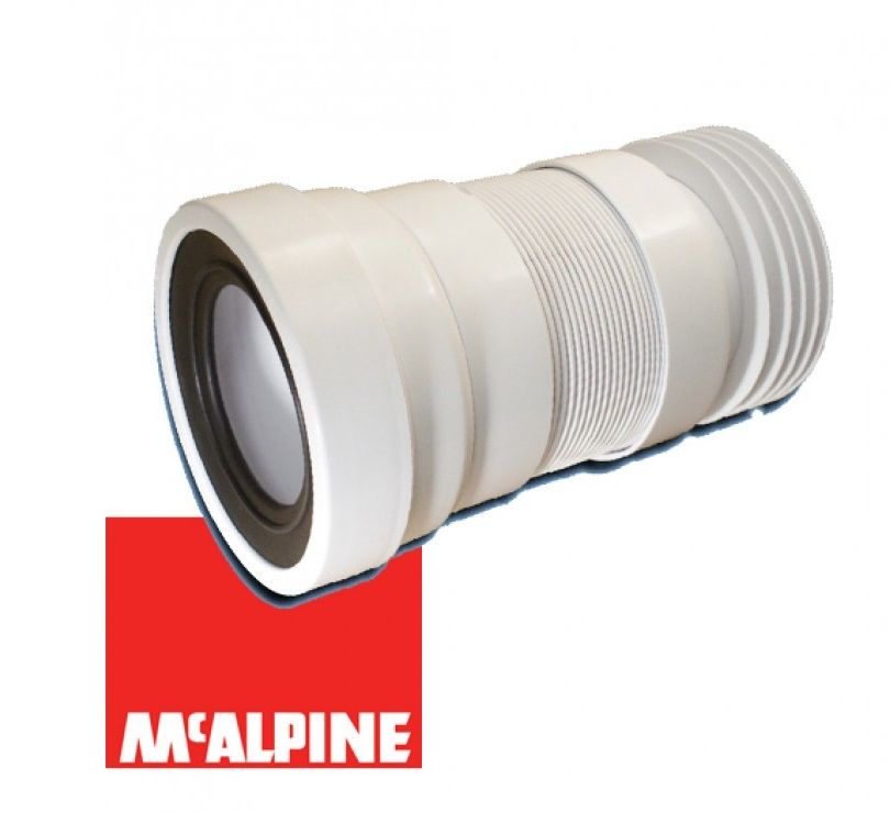 Гофра для унитаза McALPINE Ф90/110, длина 230-440мм (WC-F23R) #1