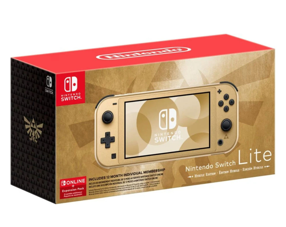 Игровая приставка Nintendo Switch Lite Hyrule Edition 32GB