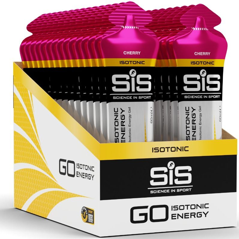 Энергетический гель SCIENCE IN SPORT (SiS) GO Isotonic Energy Gels 30 x 60 мл, Вишня  #1