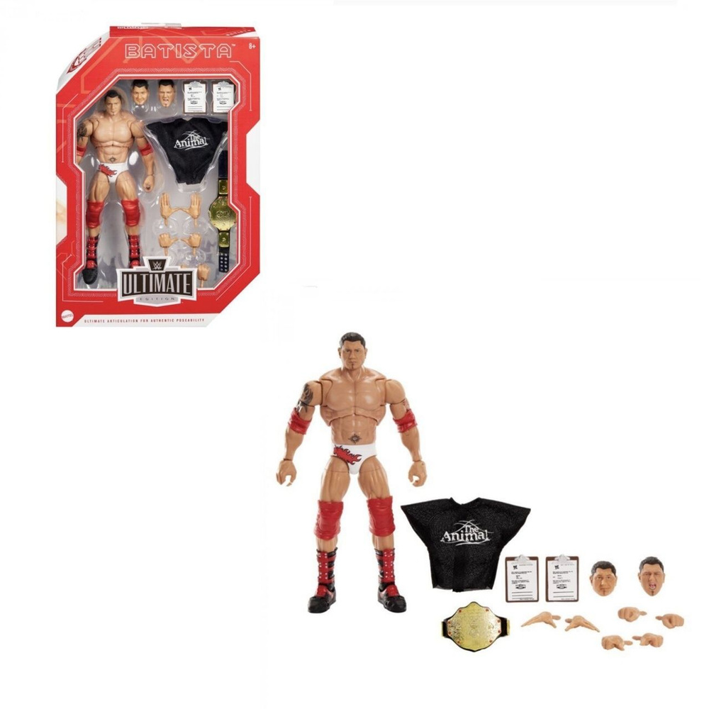 игрушки mattel фигурки Mattel DA Series Ultimate Edition Series Dave Batista #1