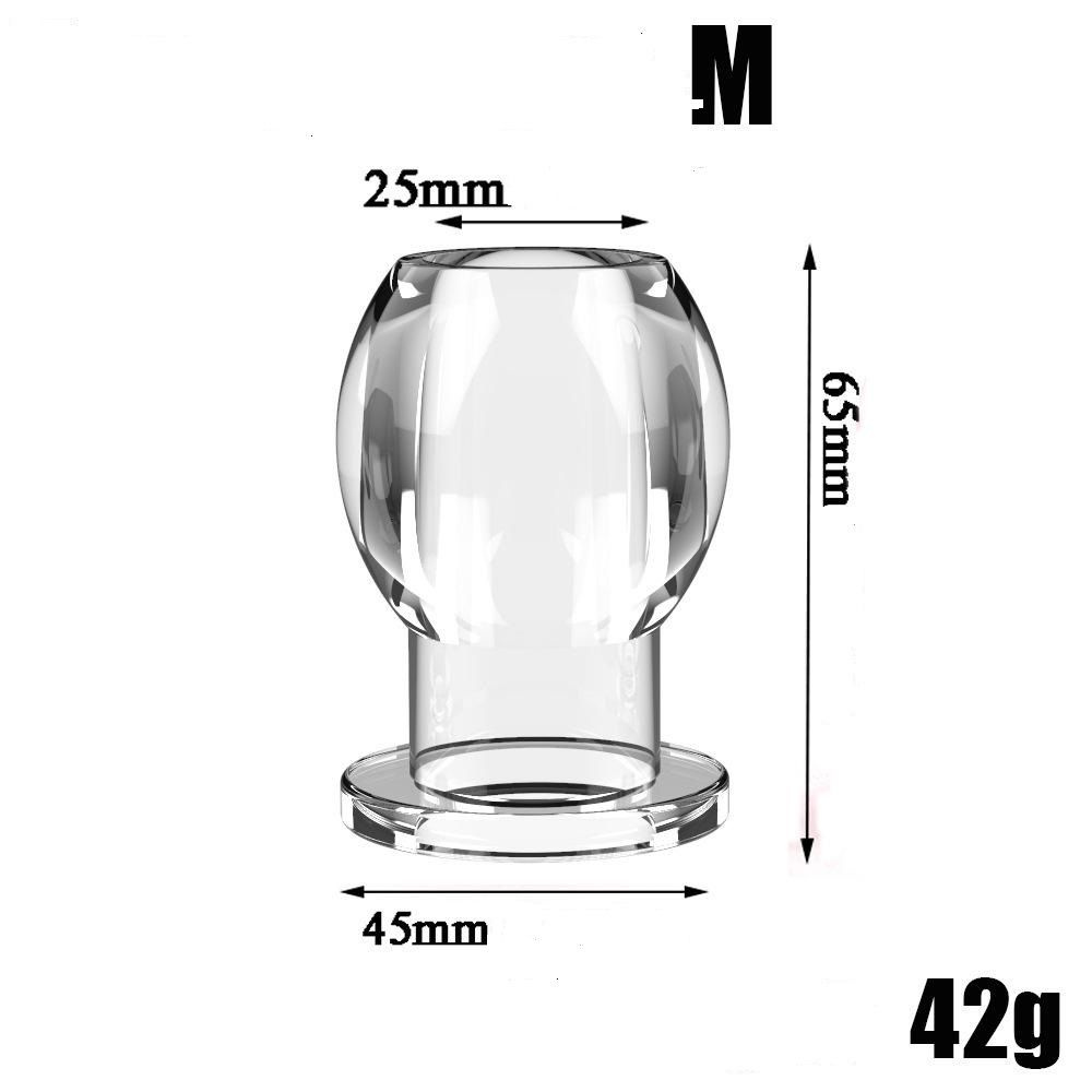 Анальная пробка, прозрачный, 25  мм #1