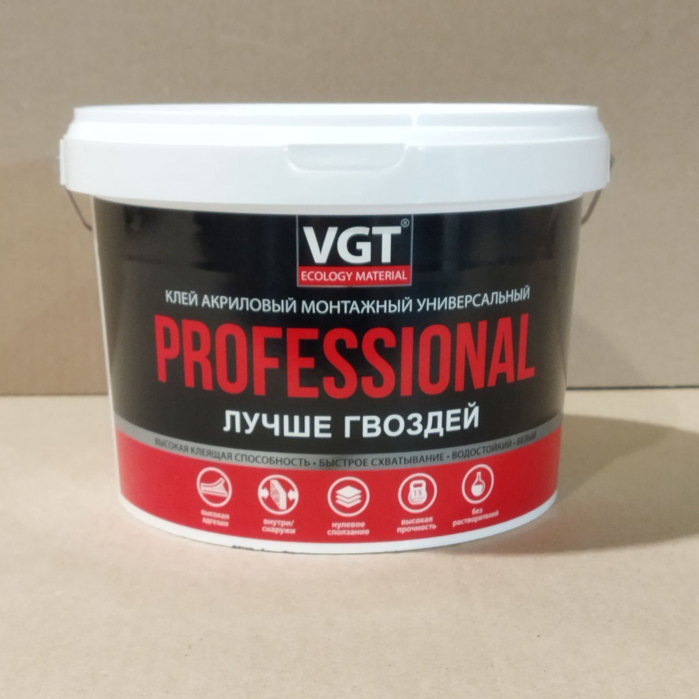 Клей лучшие жидкие гвозди акриловый монтажный универсальный VGT(ВГТ) Professional 3 кг  #1