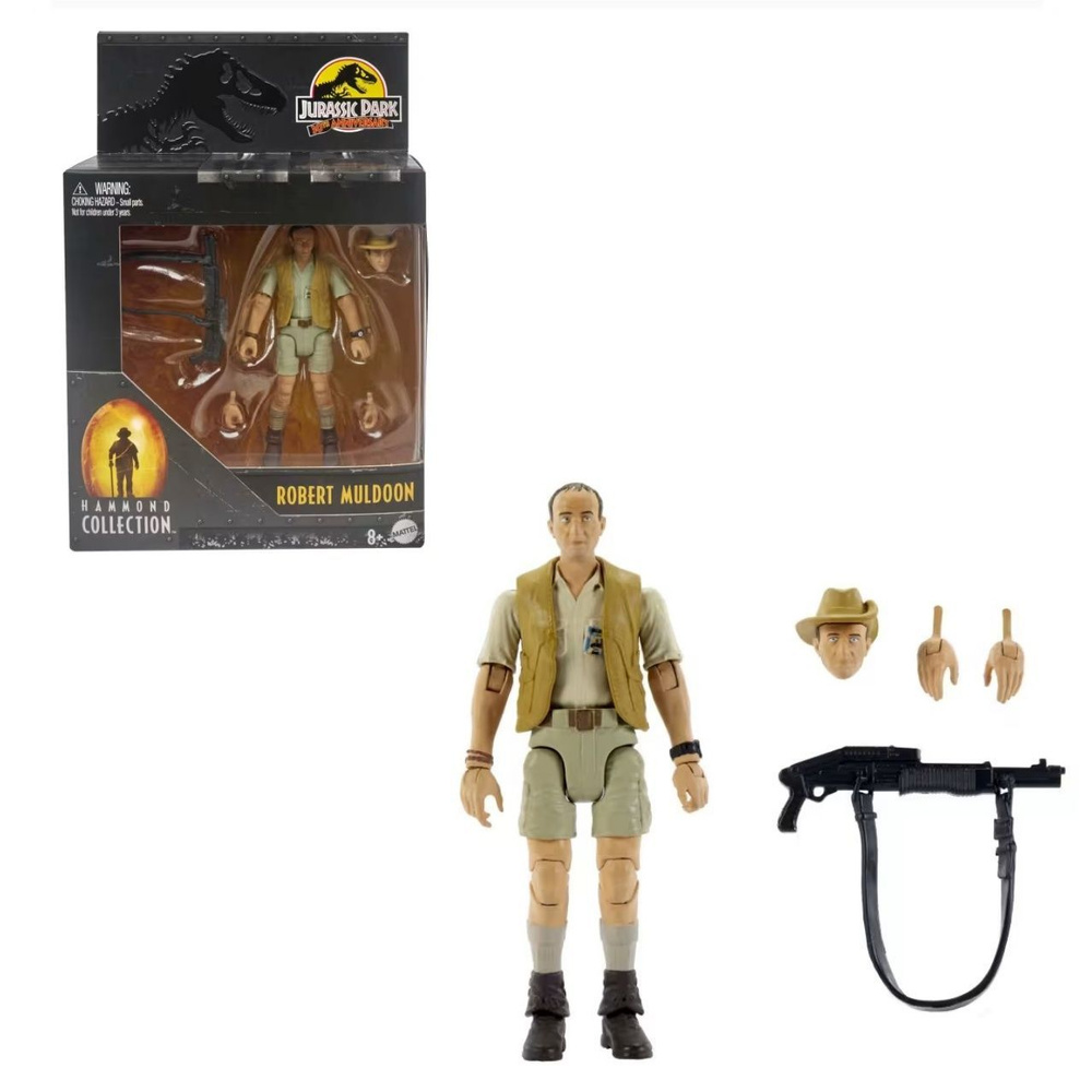 игрушки mattel фигурки Jurassic World Jurassic Park Figure Robert Muldoon Hammond Collection  #1