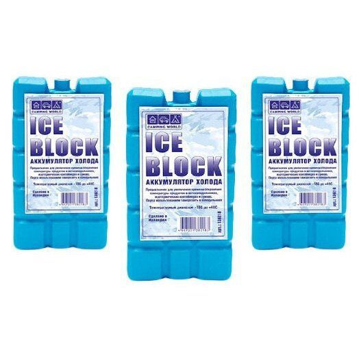 Аккумулятор холода Camping World Iceblock 750 (вес 750 г) 3шт #1