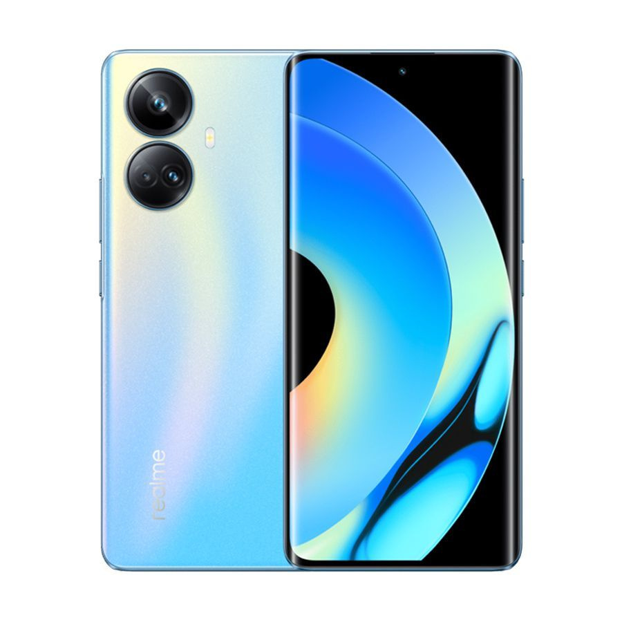 realme Смартфон realme 10 pro plus Ростест (EAC) 12/256 ГБ, синий #1