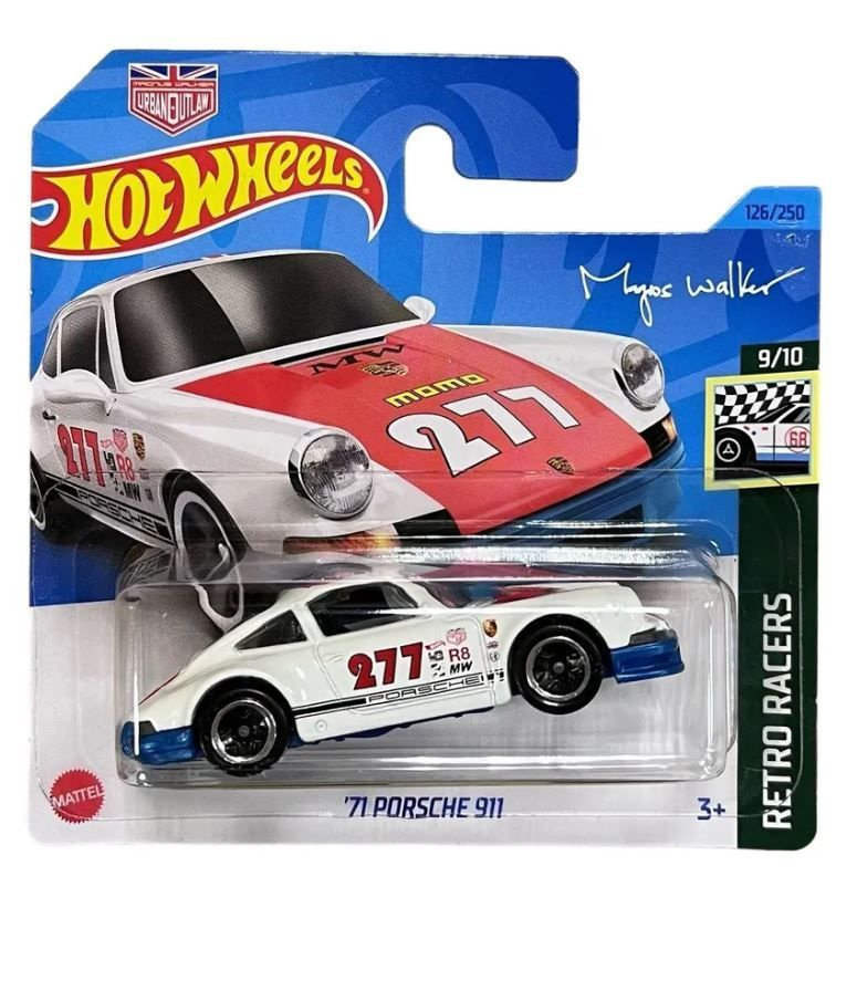 Машинка Hot Wheels 71 Porsche 911 / HW RETRO RACERS / Хот Вилс Порше #1